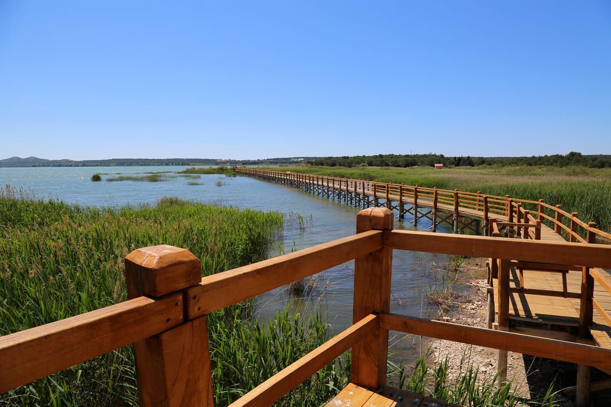 Aussichtspunkt Kamenjak über Vrana-See