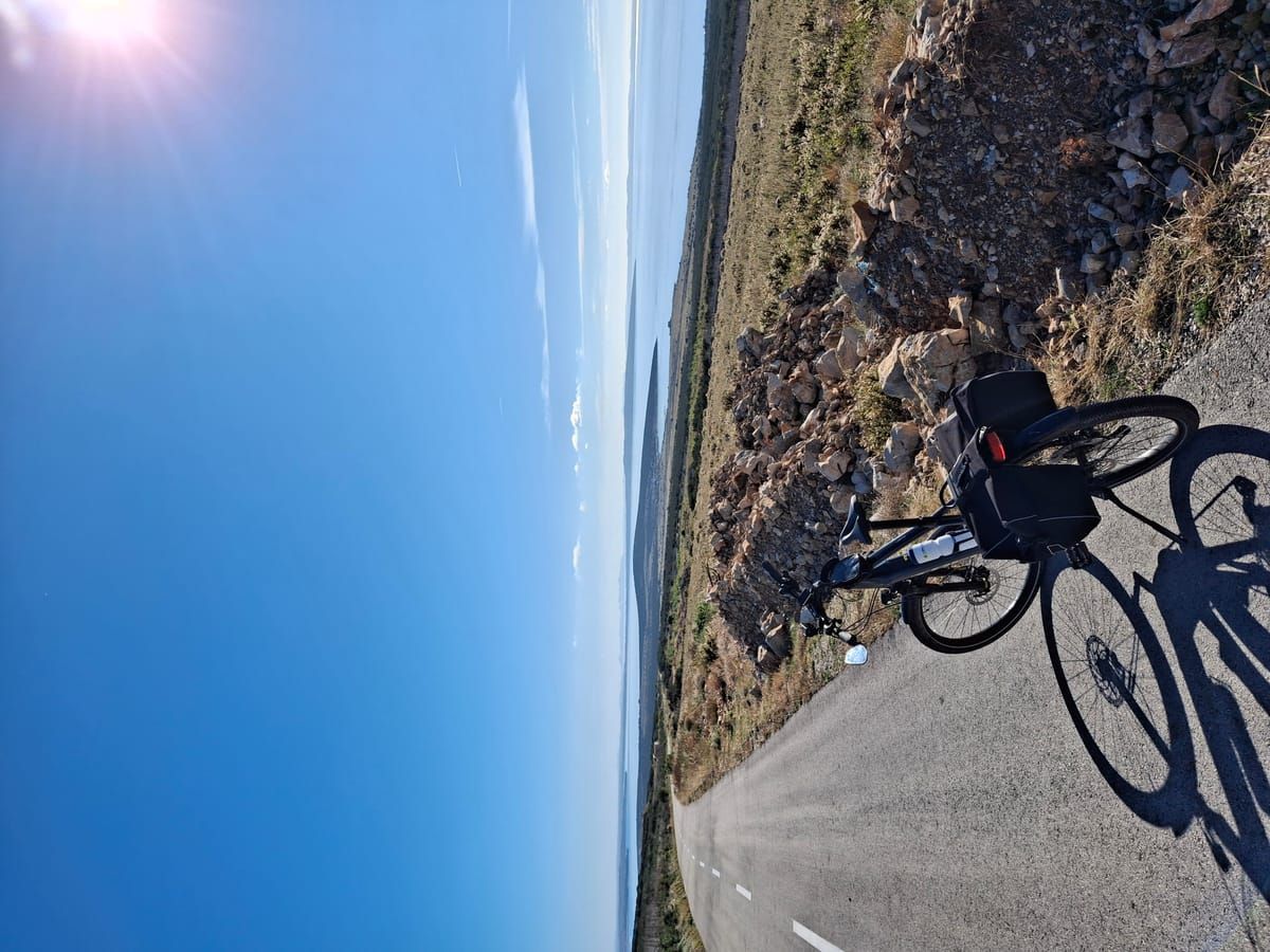 Blick von Murter auf die Kornati-Inseln