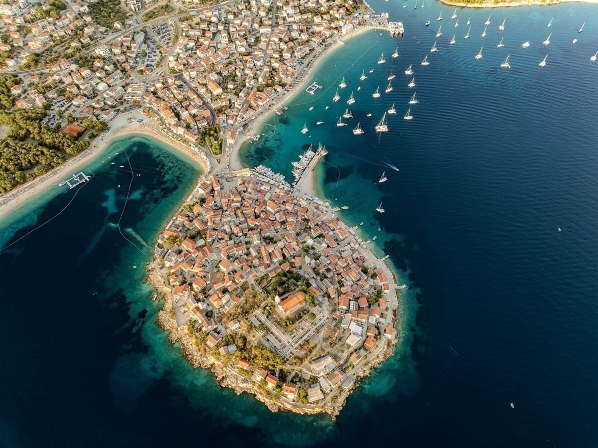 Meerblick über das Fairway des Golf Adriatic in Savudrija