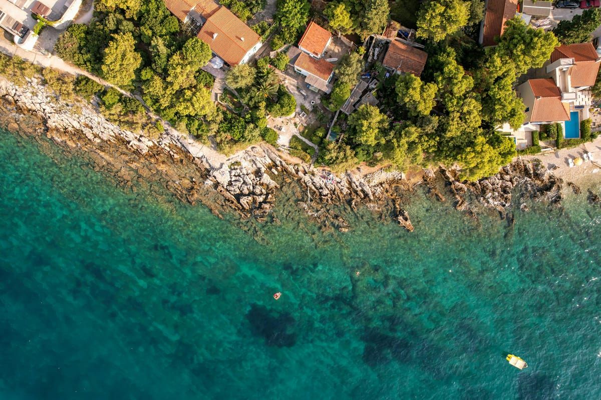 Aussicht vom Raduč auf die Kornaten