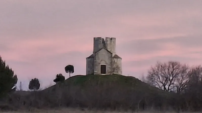 Nin Inselstadt aus der Luft