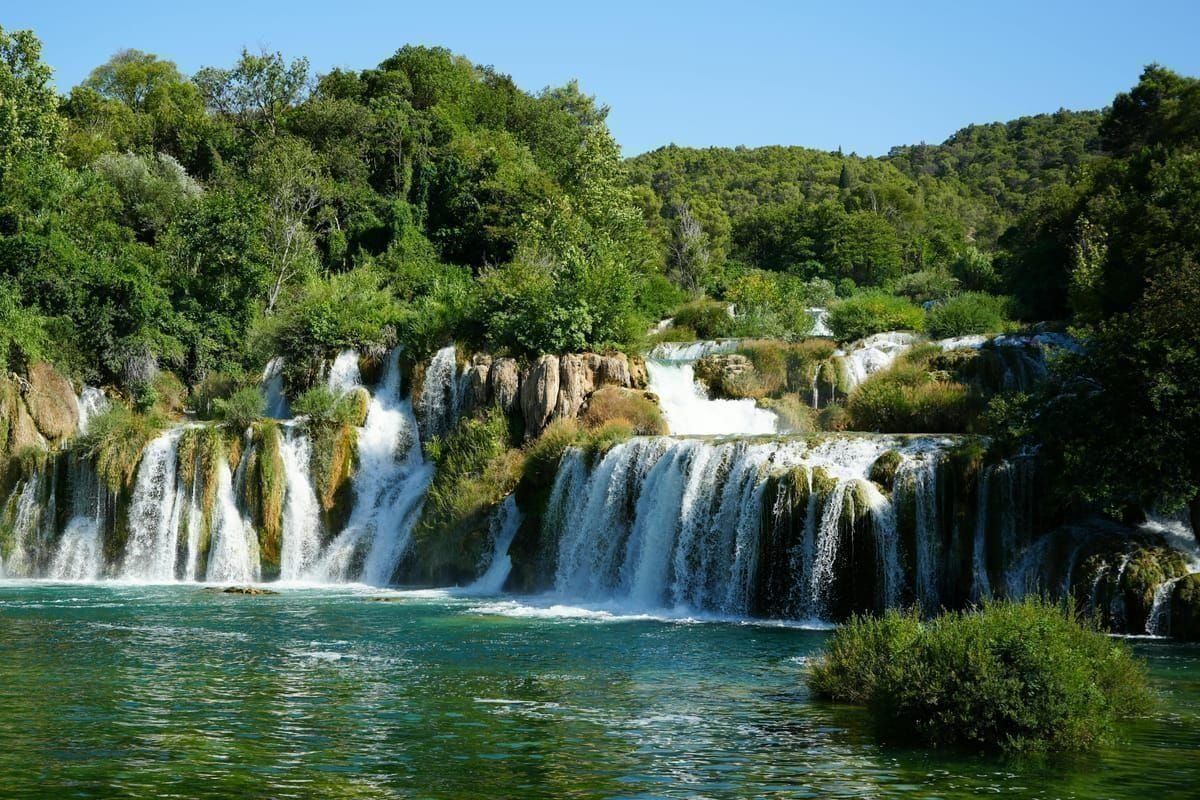 Karstlandschaft im Hinterland der Krka