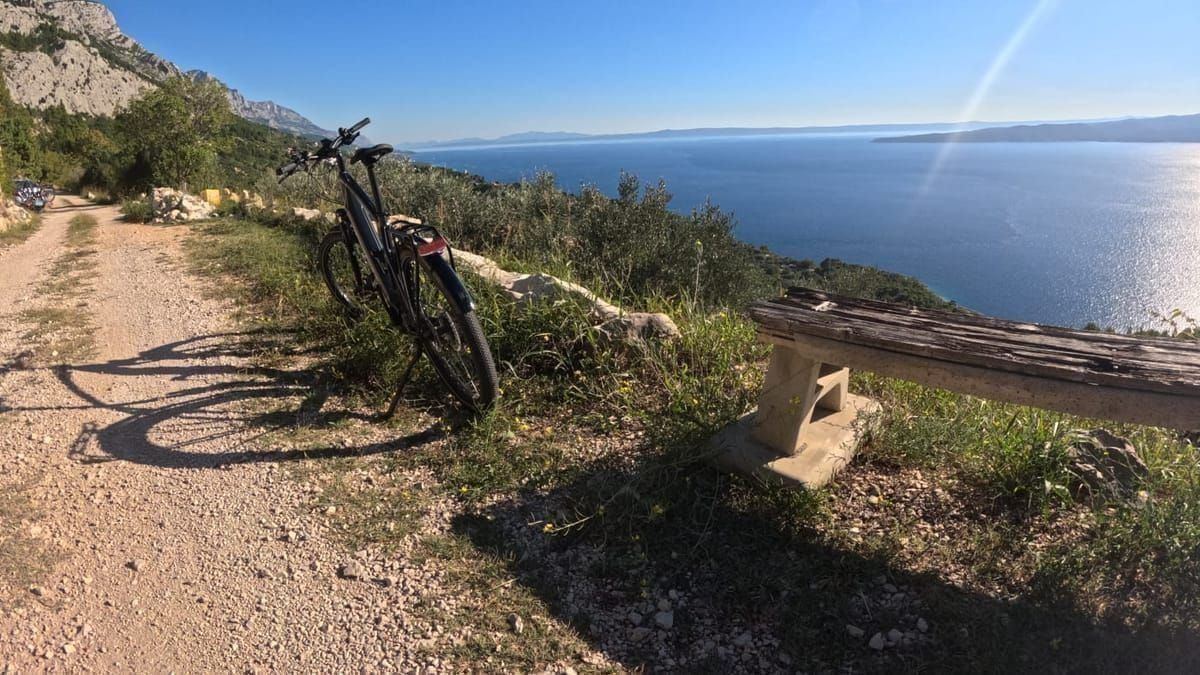 Blick vom Marjan auf Split und die Inseln