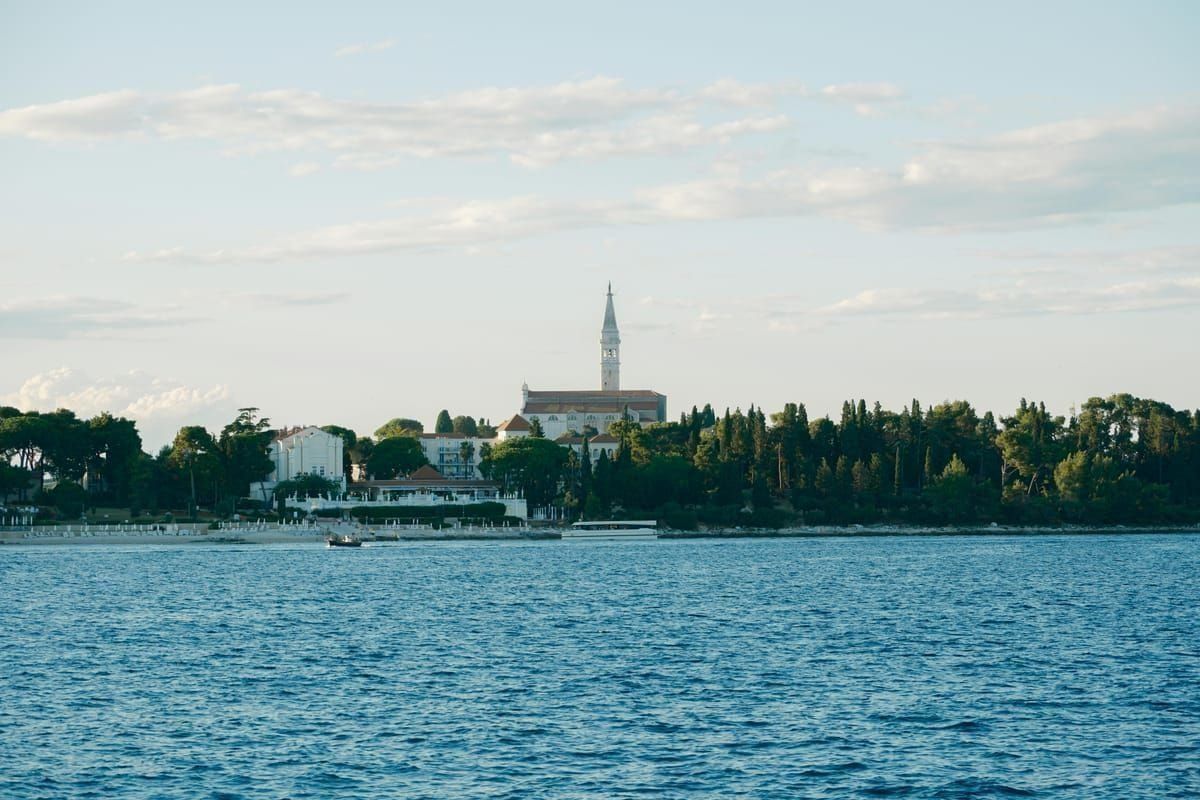 Rovinj Altstadt bei Sonnenuntergang